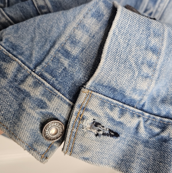 VTG 70s/80s Levi’s Denim Type III Trucker Jacket 70505-0213 - Picture 13 of 14